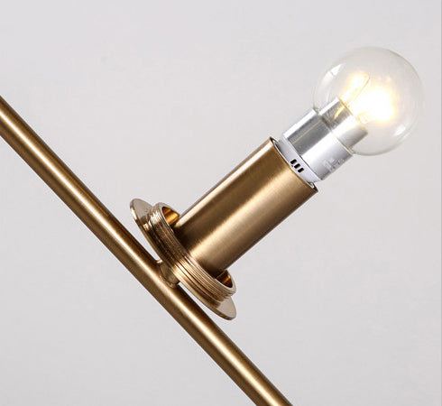 Modern Global Table Light White Glass 1 Light Table Lamp with Metal Backplate