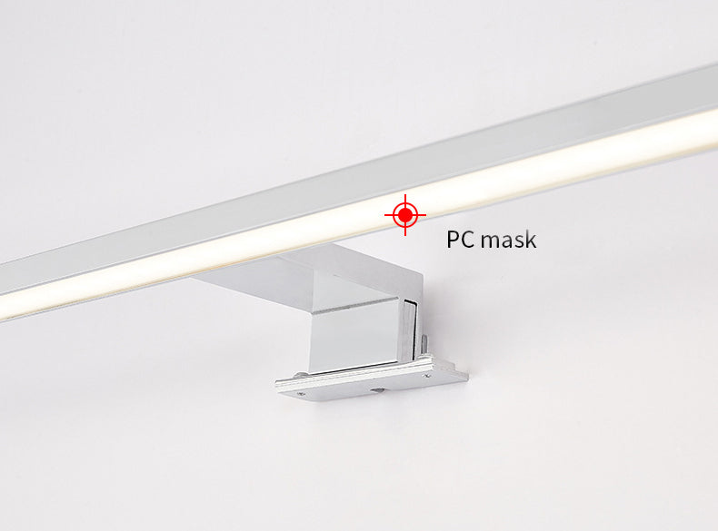 Luminaires allongés de vanité moderne simplicité moderne lampe murale en aluminium pour salle de bain