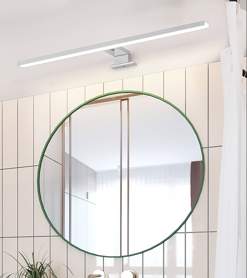 Elongated Vanity Light Fixtures Modern Simplicity Aluminium Wall Mount Lamp for Bathroom