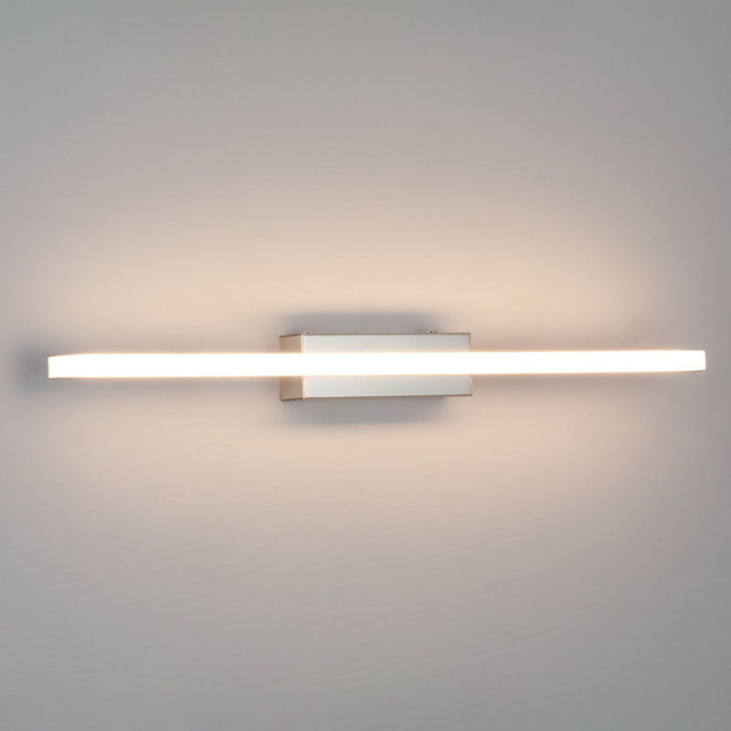 Moderne Einfachheit Rechteck Eitelkeitsleuchte Acryl -Wandbeleuchtung für Badezimmer