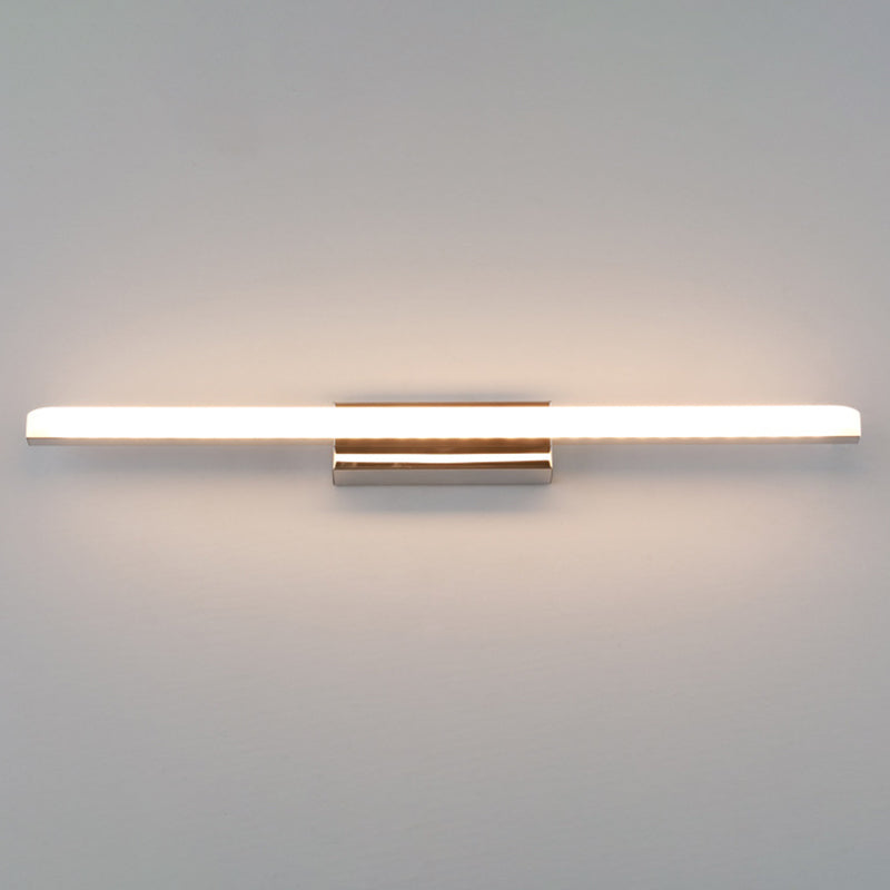 Moderne Einfachheit Rechteck Eitelkeitsleuchte Acryl -Wandbeleuchtung für Badezimmer