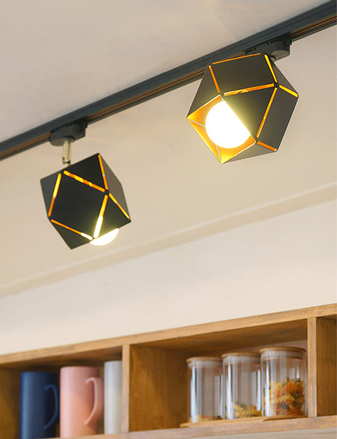 Modern Minimalist Track Lighting Antique Industrial Style Home Living Room Bedroom Commercial Coffee Shop Creative Rail Lamps