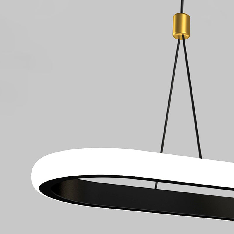 Modern Straight Bars Chandelier Lighting Fixtures Metal Chandelier Lamp