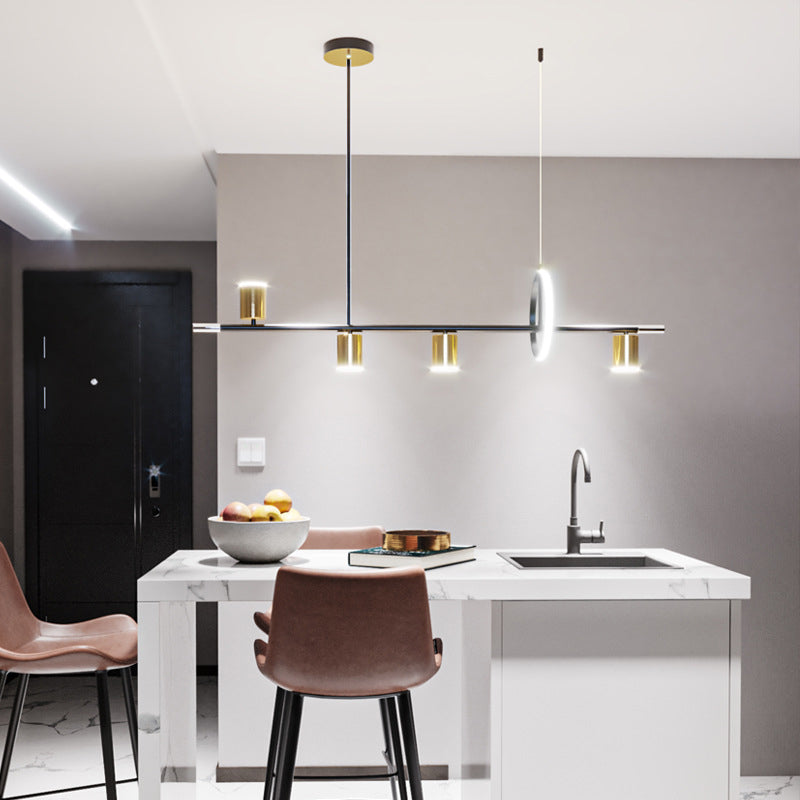 Minimalist Style Long Strip LED Island Light Modern Home Decorative Lighting Fixture