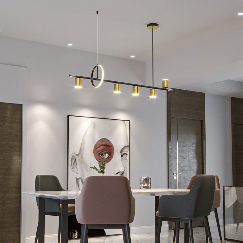 Minimalist Style Long Strip LED Island Light Modern Home Decorative Lighting Fixture