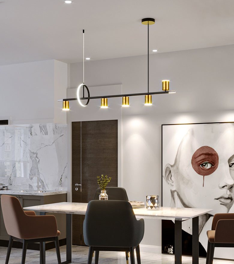 Minimalist Style Long Strip LED Island Light Modern Home Decorative Lighting Fixture