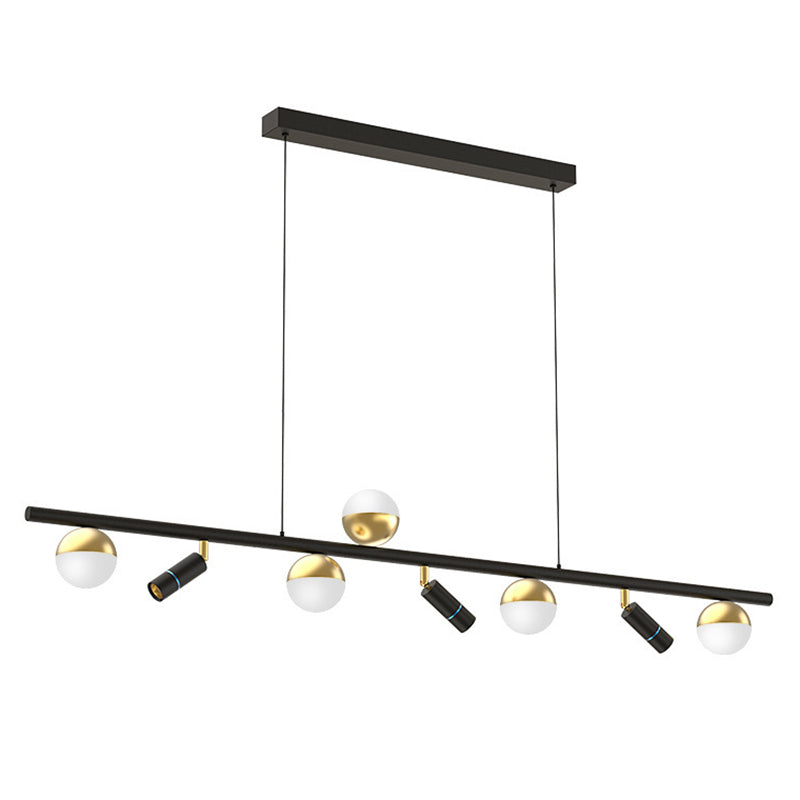 Angle Adjustable Multi Light Spotlight Modern Style Cylinder LED Island Light Downlight Lighting Fixture for Dining Room