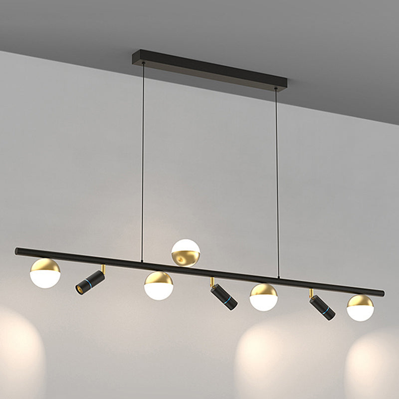 Angle Adjustable Multi Light Spotlight Modern Style Cylinder LED Island Light Downlight Lighting Fixture for Dining Room