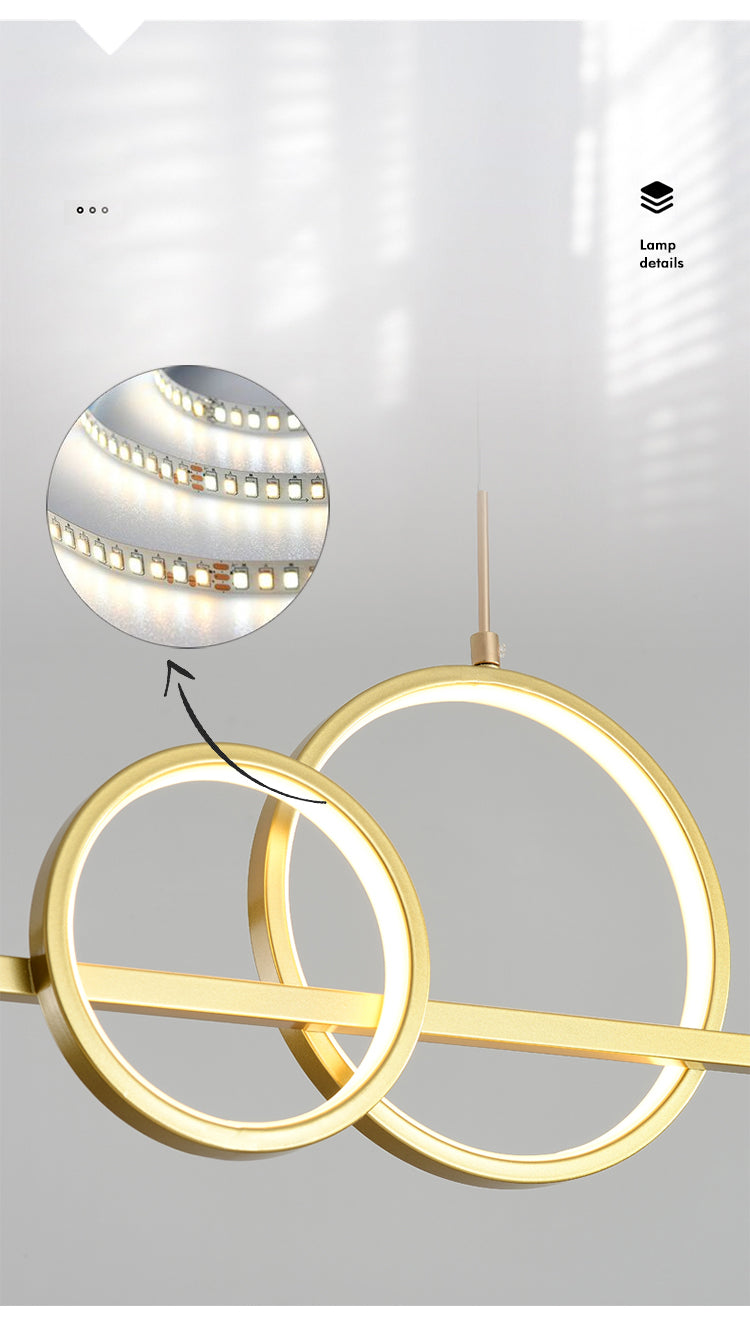 Modern Straight Bars Island Chandelier Lights Metal Island Lighting