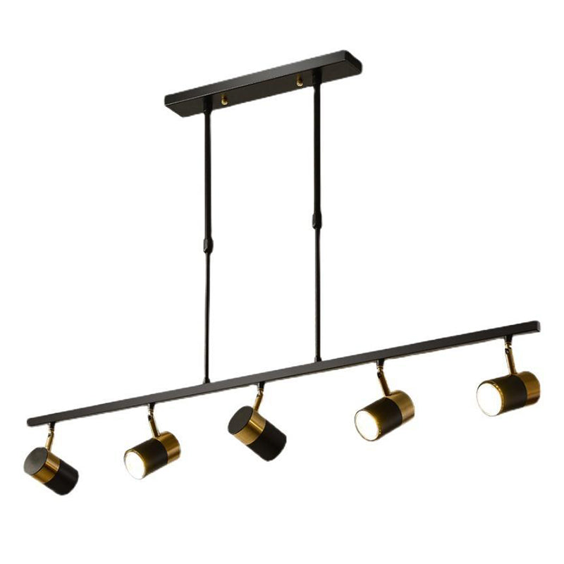 Modern Cylinders Island Chandelier Lights Metal Island Pendant