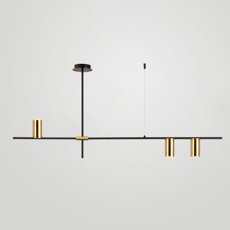 Cilindri della metà del secolo Luci lampadari dell'isola illuminazione isola metallica