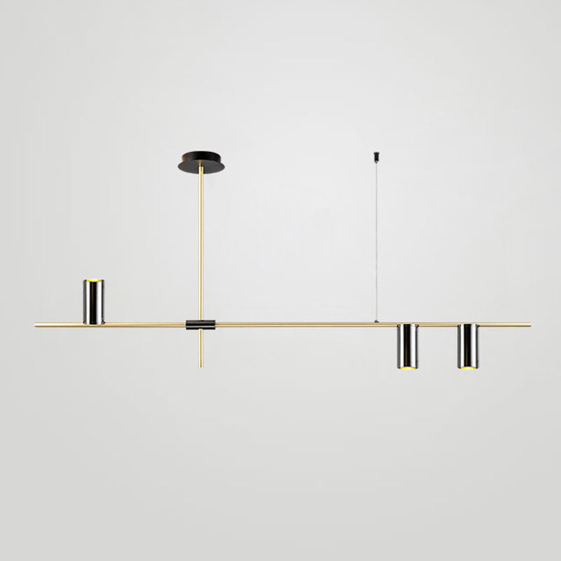 Cilindri della metà del secolo Luci lampadari dell'isola illuminazione isola metallica