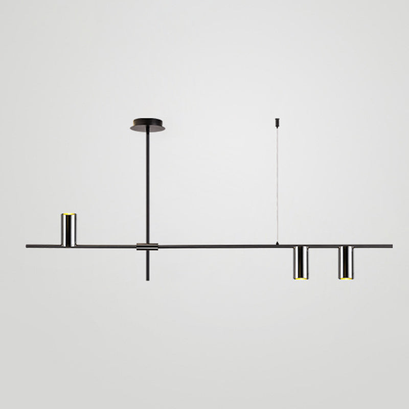 Cilindri della metà del secolo Luci lampadari dell'isola illuminazione isola metallica