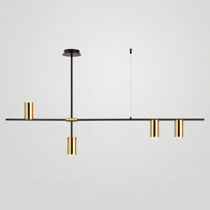 Cilindri della metà del secolo Luci lampadari dell'isola illuminazione isola metallica