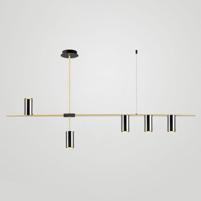 Cilindri della metà del secolo Luci lampadari dell'isola illuminazione isola metallica