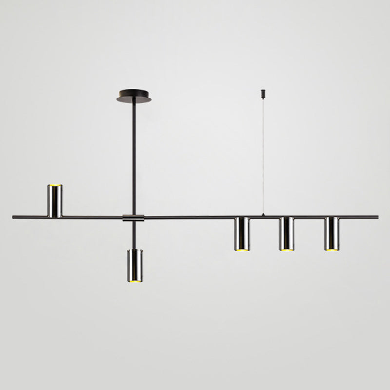 Cilindri della metà del secolo Luci lampadari dell'isola illuminazione isola metallica