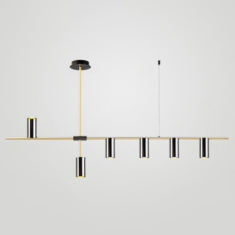 Cilindri della metà del secolo Luci lampadari dell'isola illuminazione isola metallica