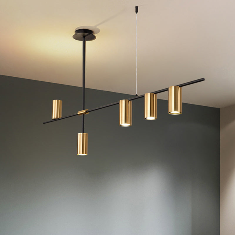 Cilindri della metà del secolo Luci lampadari dell'isola illuminazione isola metallica