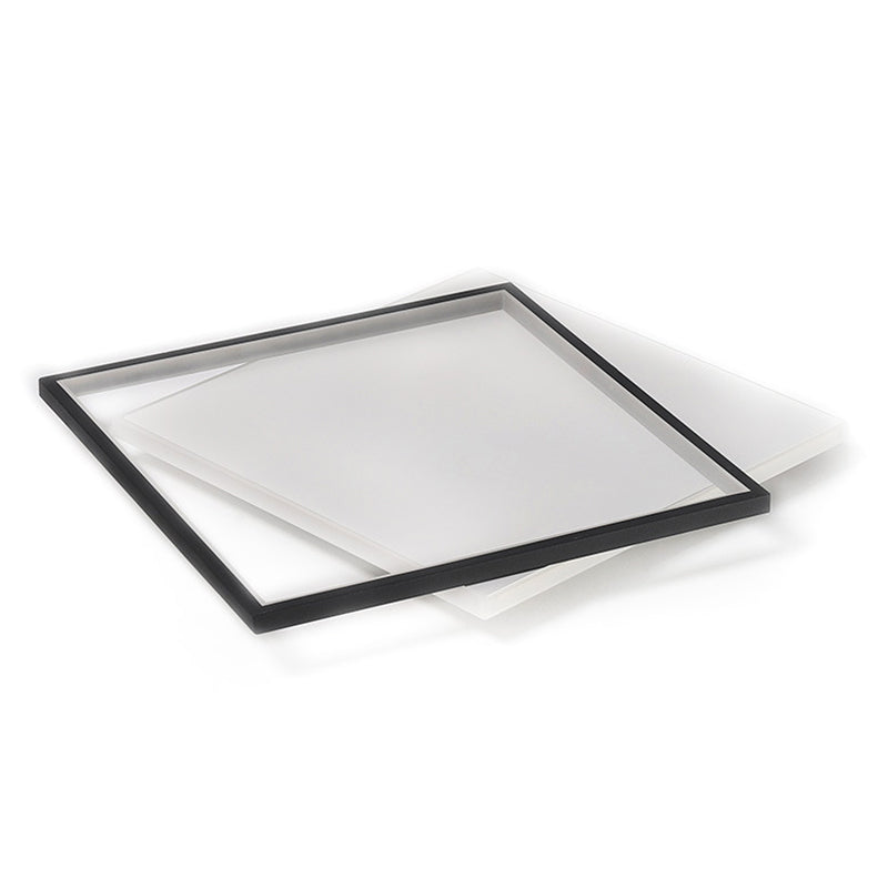 Squared Flush Mount Lighting Minimalist Metal Black-White LED Flush Ceiling Light Fixture