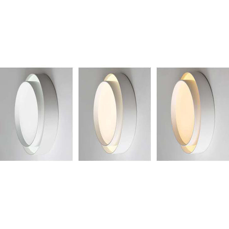 Plafonnier encastré en métal à Double cercle, luminaire de plafond encastré à LED Simple