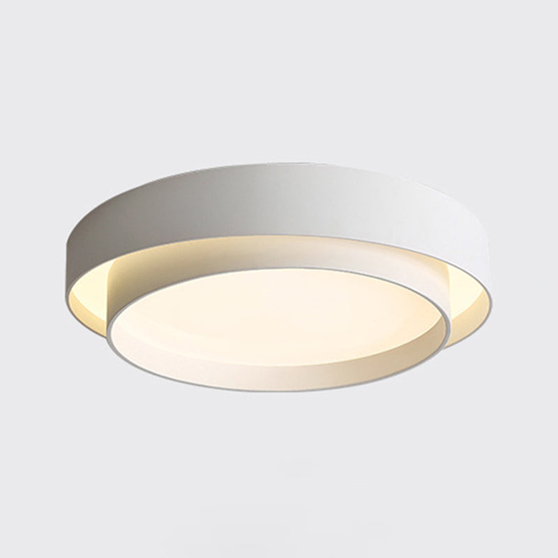 Round Flush Mount Ceiling Light Modern Style LED Metal Flush Ceiling Light Fixture