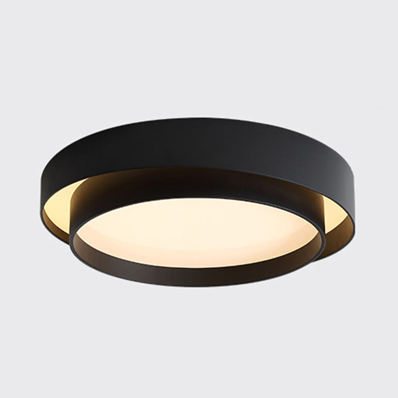 Ronde inbouw plafondlamp Moderne stijl LED metalen plafondlamp