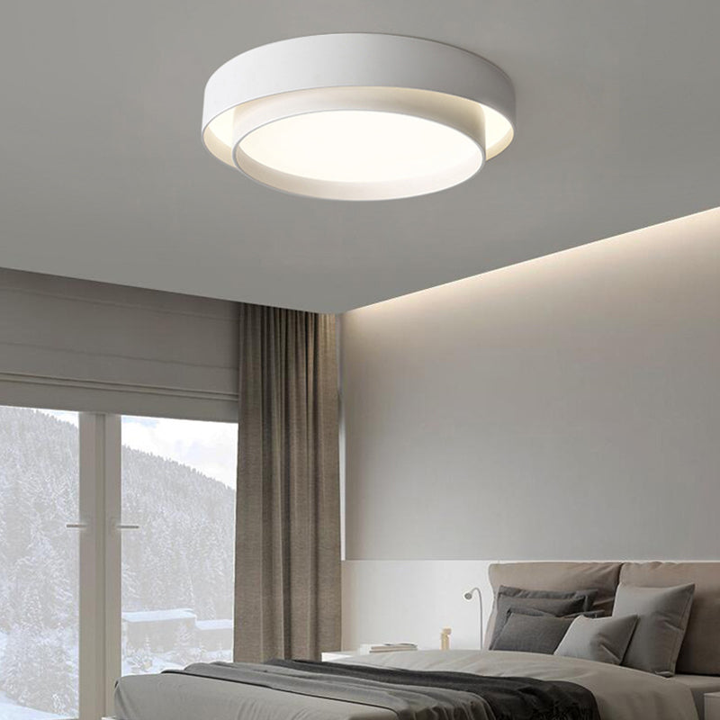 Ronde inbouw plafondlamp Moderne stijl LED metalen plafondlamp