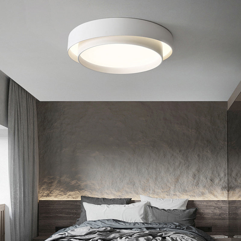 Ronde inbouw plafondlamp Moderne stijl LED metalen plafondlamp