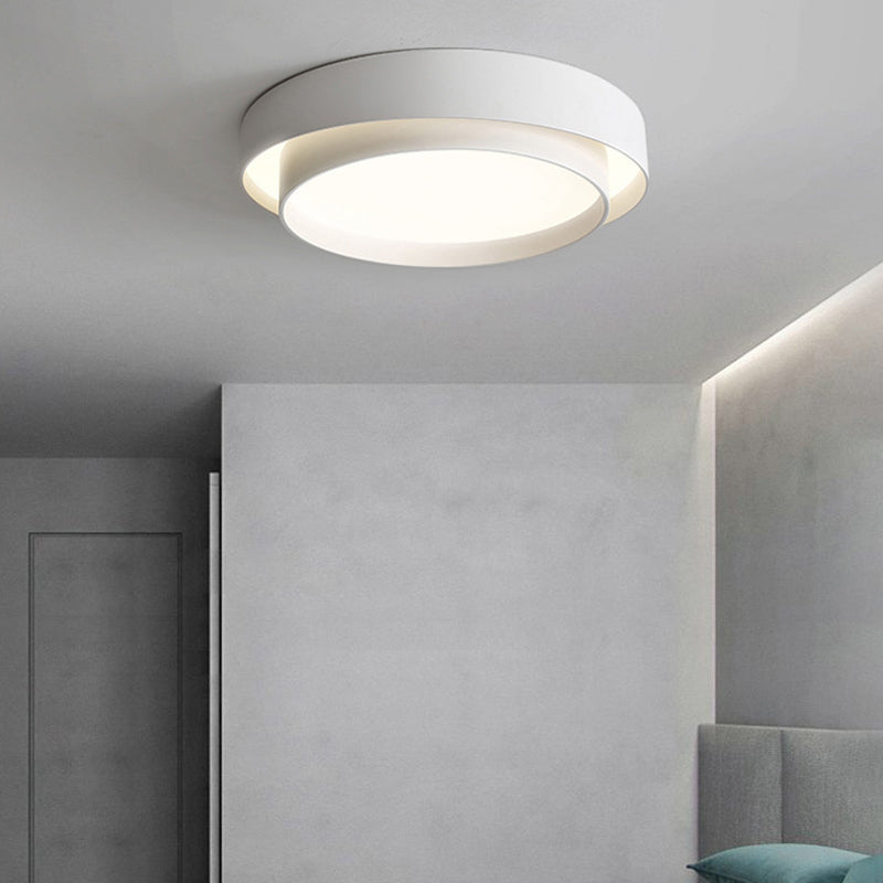 Ronde inbouw plafondlamp Moderne stijl LED metalen plafondlamp