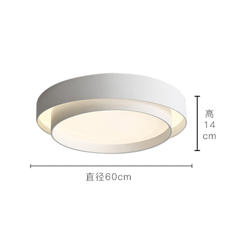 Ronde inbouw plafondlamp Moderne stijl LED metalen plafondlamp