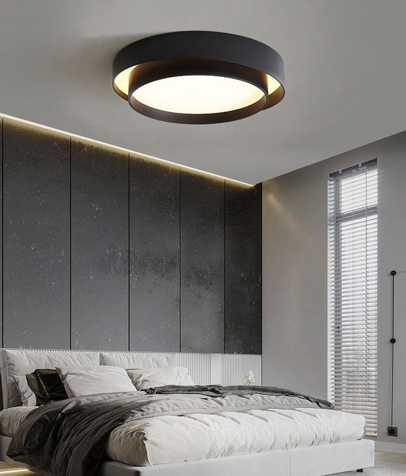 Ronde inbouw plafondlamp Moderne stijl LED metalen plafondlamp