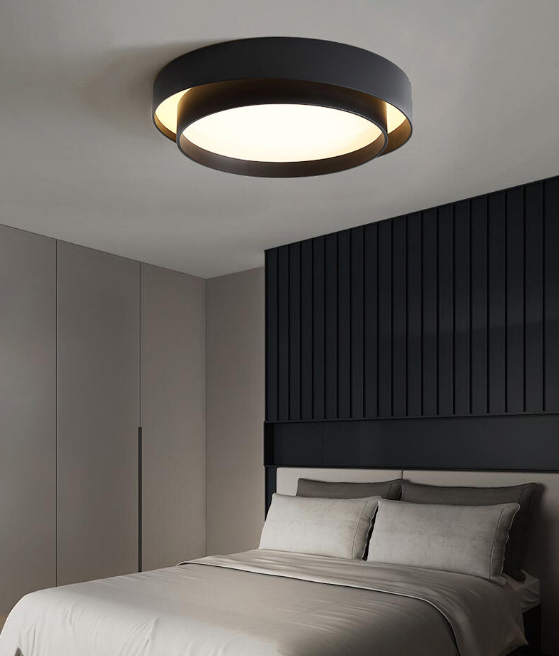 Round Flush Mount Ceiling Light Modern Style LED Metal Flush Ceiling Light Fixture