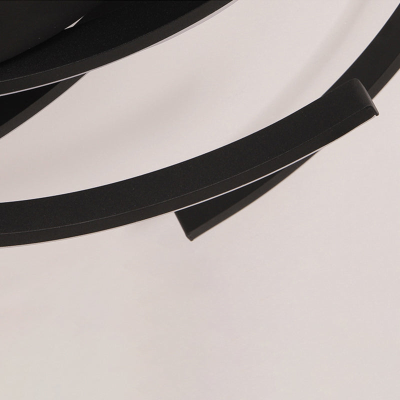 Lámpara empotrada en el techo con sombra de metal, lámpara LED de estilo minimalista montada en el techo