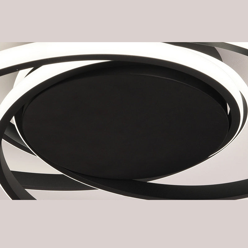 Lámpara empotrada en el techo con sombra de metal, lámpara LED de estilo minimalista montada en el techo