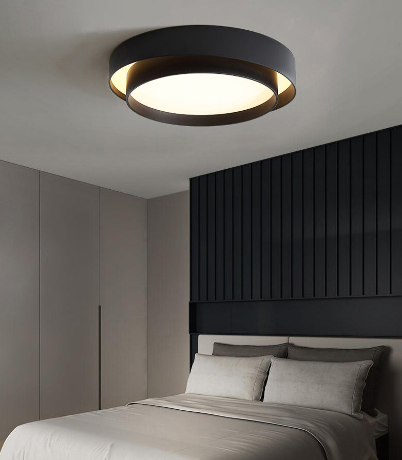 Ronde inbouw plafondlamp Moderne stijl LED metalen plafondlamp