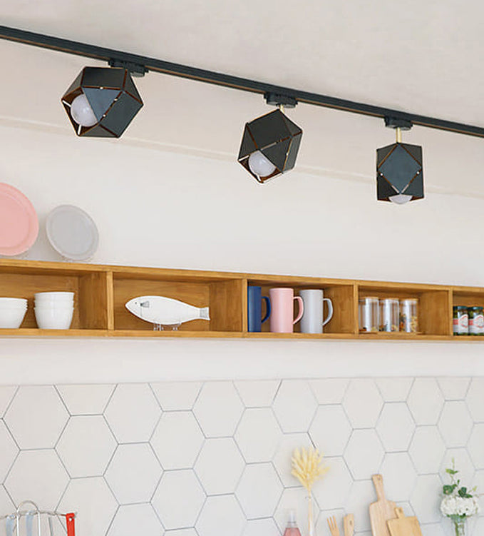 Modern Minimalist Track Lighting Antique Industrial Style Home Living Room Bedroom Commercial Coffee Shop Creative Rail Lamps