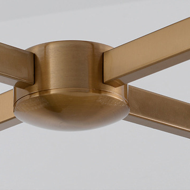 Cascada transparente K9 Candelier de cristal Modernismo 8/10 Bulbos LED LED de techo colgante de oro para dormitorio