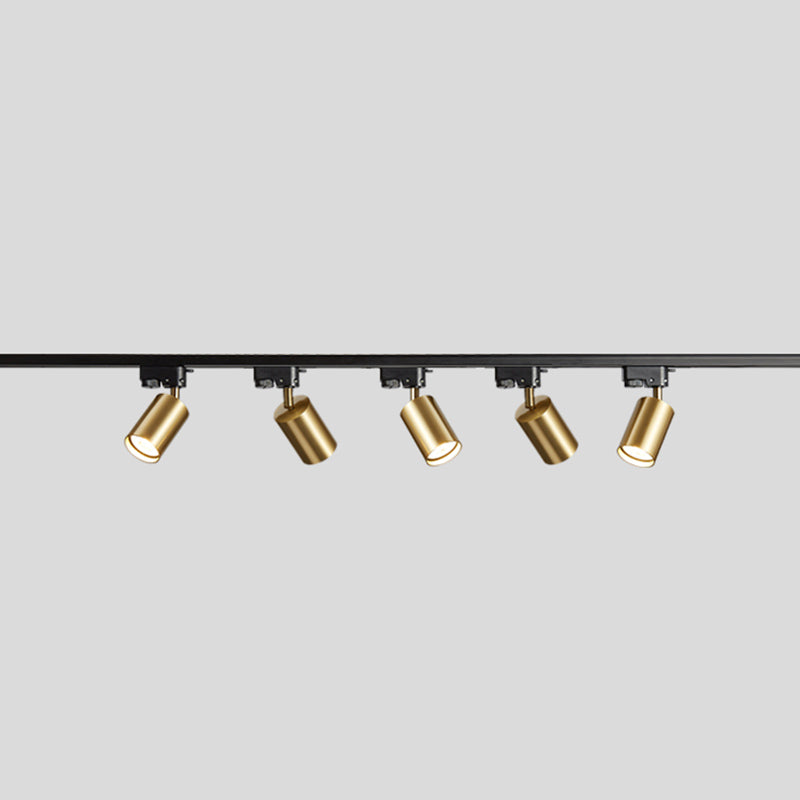 Metal Shaded Ceiling Mounted Fixture Contemporary Style Ceiling Light Fixture in Gold