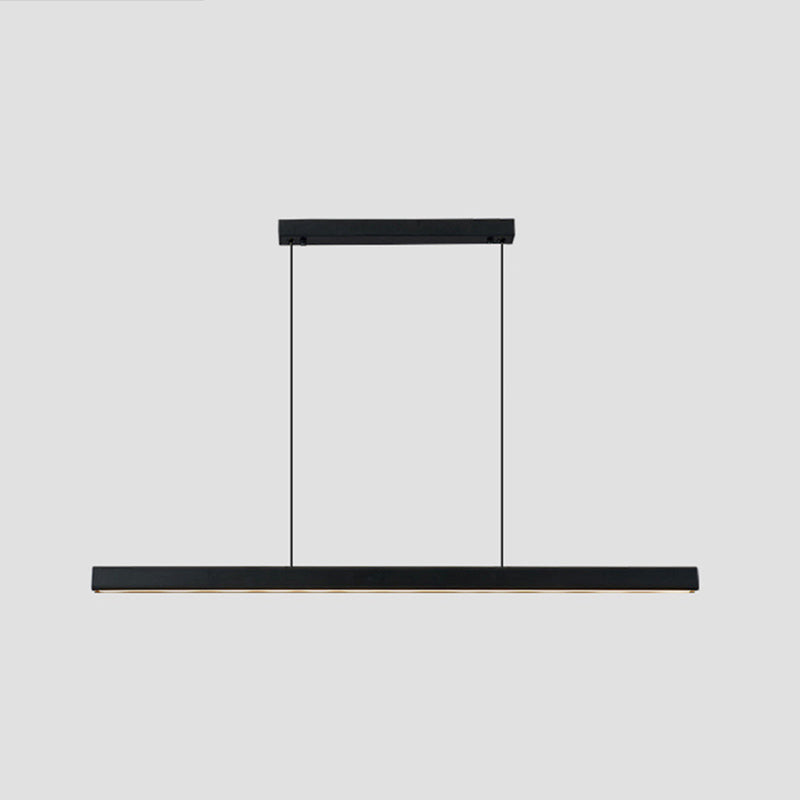 Lineair eiland hanglampen moderne acryl kroonluchter verlichtingsarmaturen voor restaurant