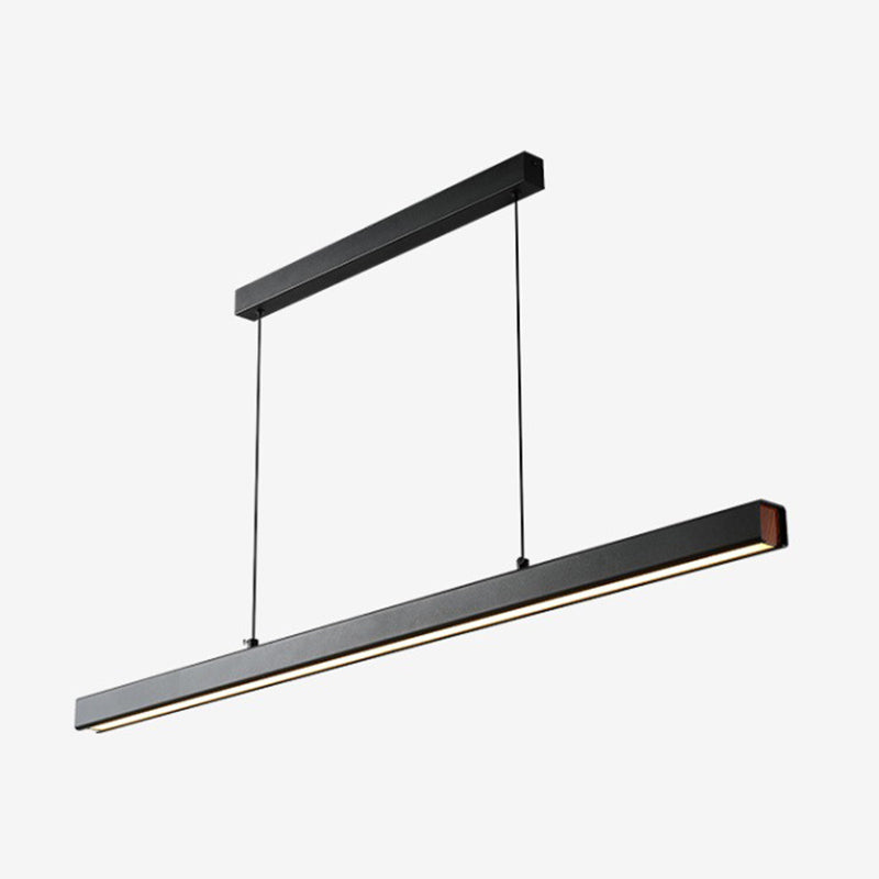 Lineair eiland hanglampen moderne acryl kroonluchter verlichtingsarmaturen voor restaurant