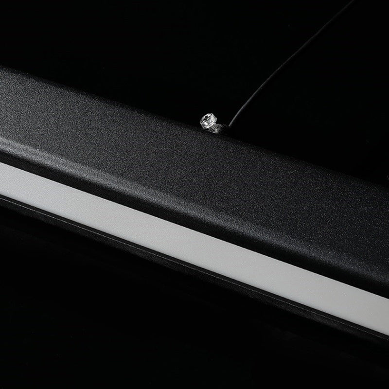 Lineair eiland hanglampen moderne acryl kroonluchter verlichtingsarmaturen voor restaurant