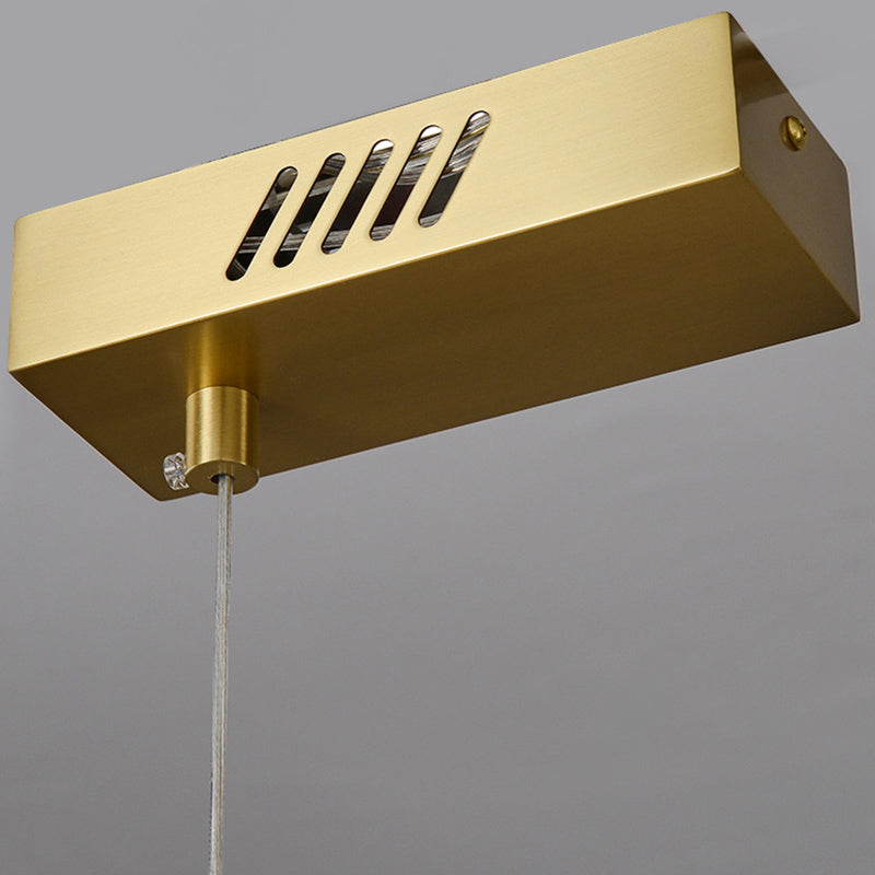 Wave Large Kitchen Pendant Lights Acrylic Modern Simplicity Island Chandelier Lights for Restaurant