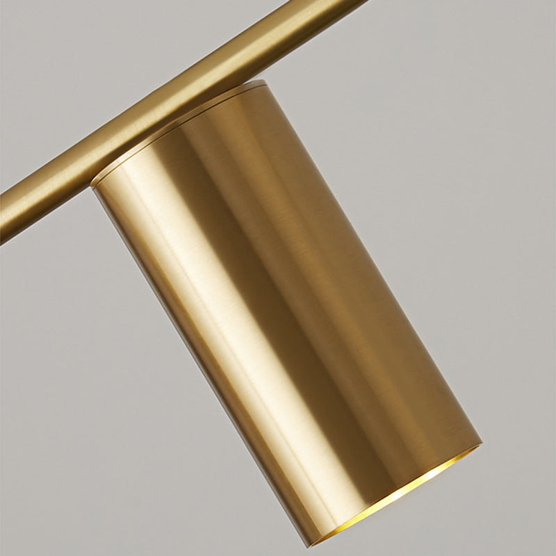 Cylinder Island Pendant Lights Ultra-Contemporary Metallic Island Pendant Lights for Restaurant