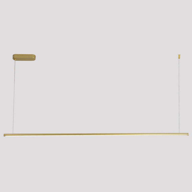 Linear Island Chandelier Lights Simplicity Acrylic Chandelier Lighting Fixtures for Dining Table