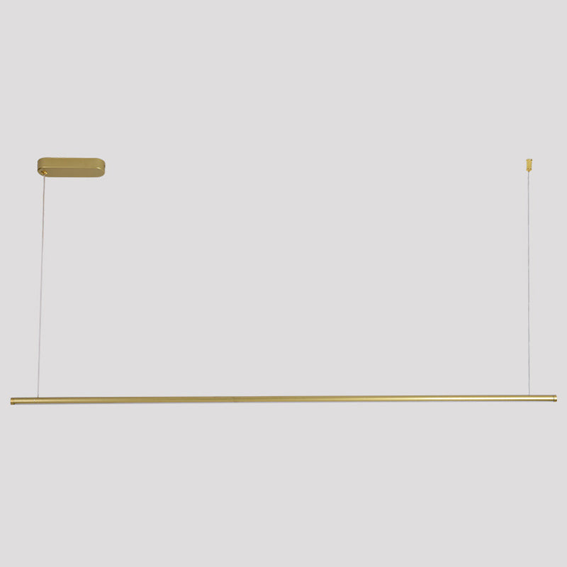 Linear Island Chandelier Lights Simplicity Acrylic Chandelier Lighting Fixtures for Dining Table