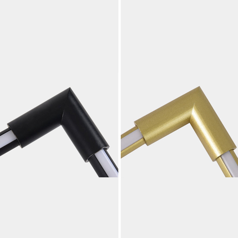 Luci di lampadari dell'isola lineare Simplicità Fissature di illuminazione del lampadario acrilico per tavolo da pranzo