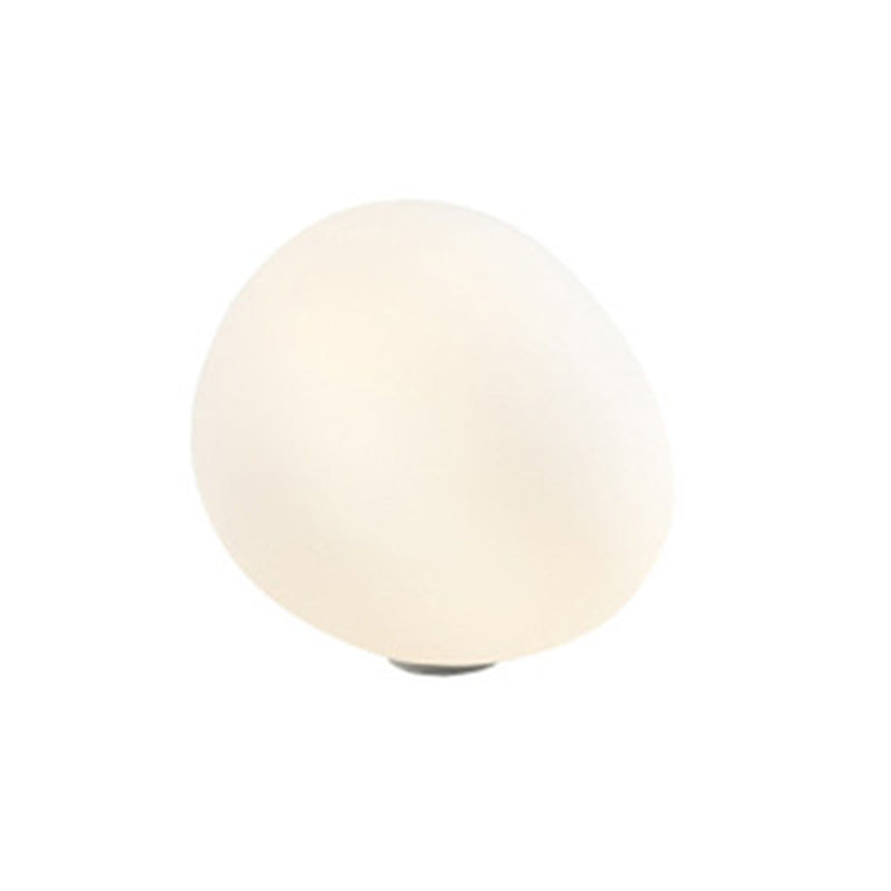 Modern Minimalist Style Spherical Table Lamp Glass 1 Light Table Light for Bedroom