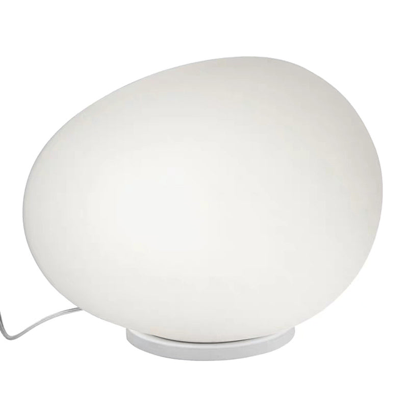 Modern Minimalist Style Spherical Table Lamp Glass 1 Light Table Light for Bedroom