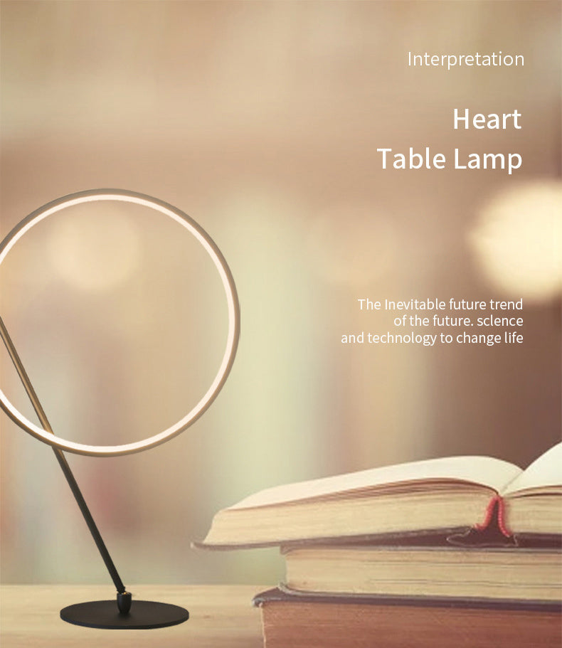 Modern Minimalist Style Round Strip LED LAMPAGGIO LAMPAGGIO METALE LIGHT per camera da letto