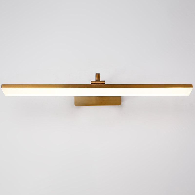 Vanité de salle de bain en métal à tête réglable Lumière moderne minimalisme LED LINDE LED Vanité acrylique